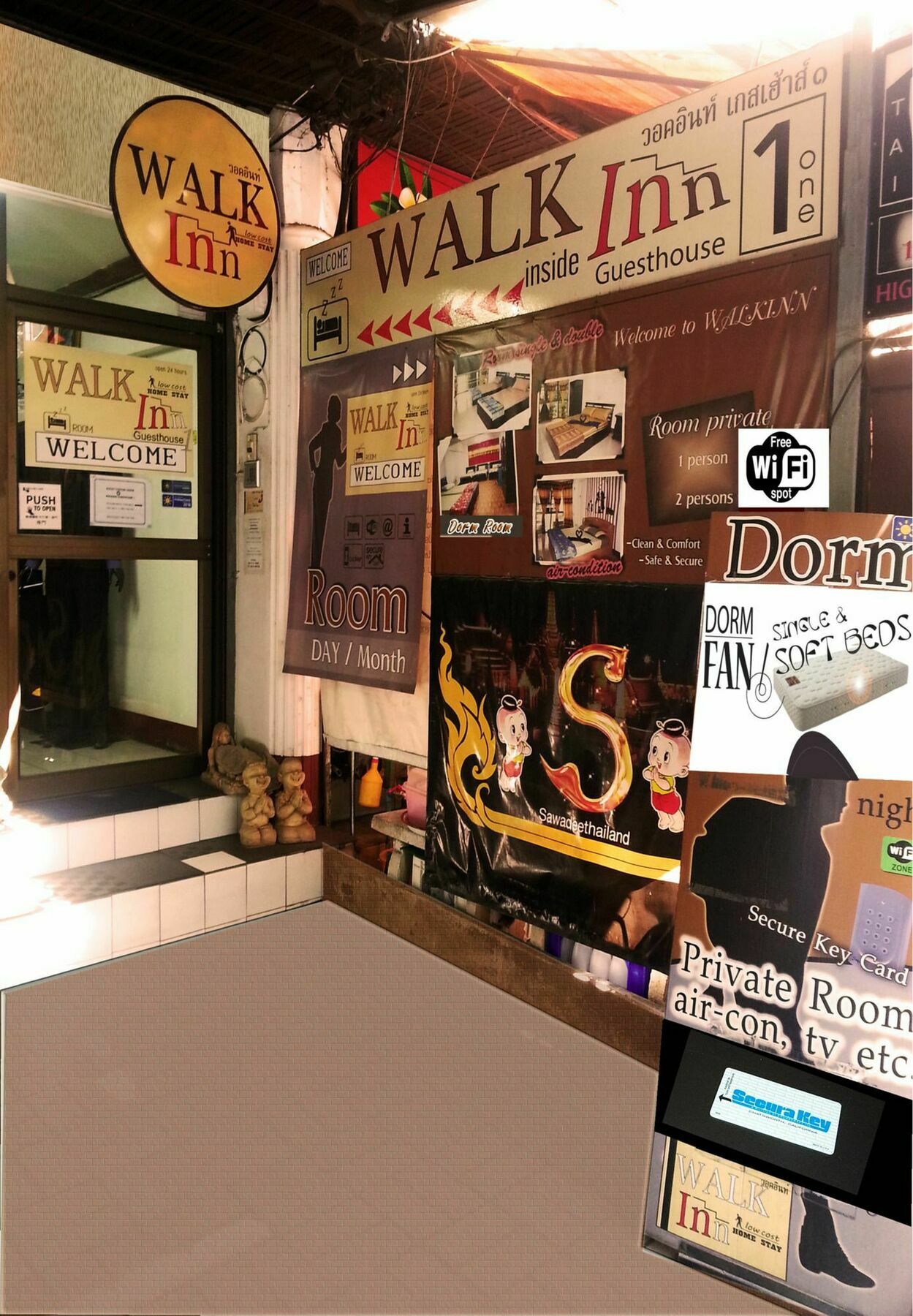 Walkinn Guesthouse 1 チエンマイ エクステリア 写真
